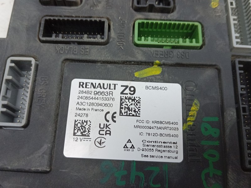 Recambio de modulo confort para dacia duster iii eco-g 100 essential referencia OEM IAM A3C1280940600 284B29663R 