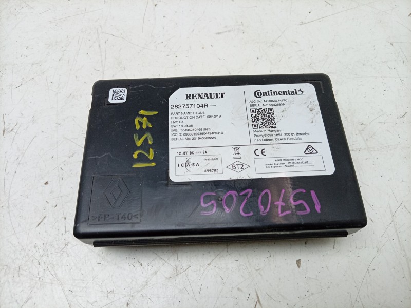 Recambio de modulo electronico para renault kangoo express (fw0/1_) 1.5 dci 95 (fw16) referencia OEM IAM  282757104R 