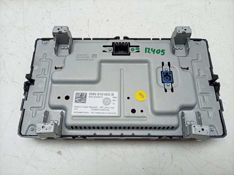 Recambio de pantalla multifuncion para volkswagen t-roc (a11, d11) 1.0 tsi referencia OEM IAM  5NN919605B 