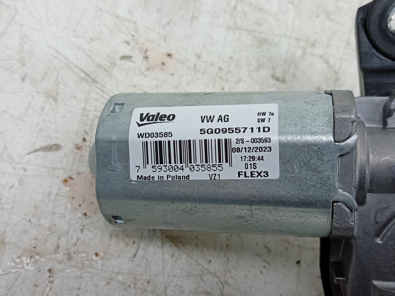 Recambio de motor limpia trasero para volkswagen t-roc (a11, d11) 1.0 tsi referencia OEM IAM WD03585 5G0955711D MLF510451HQ
