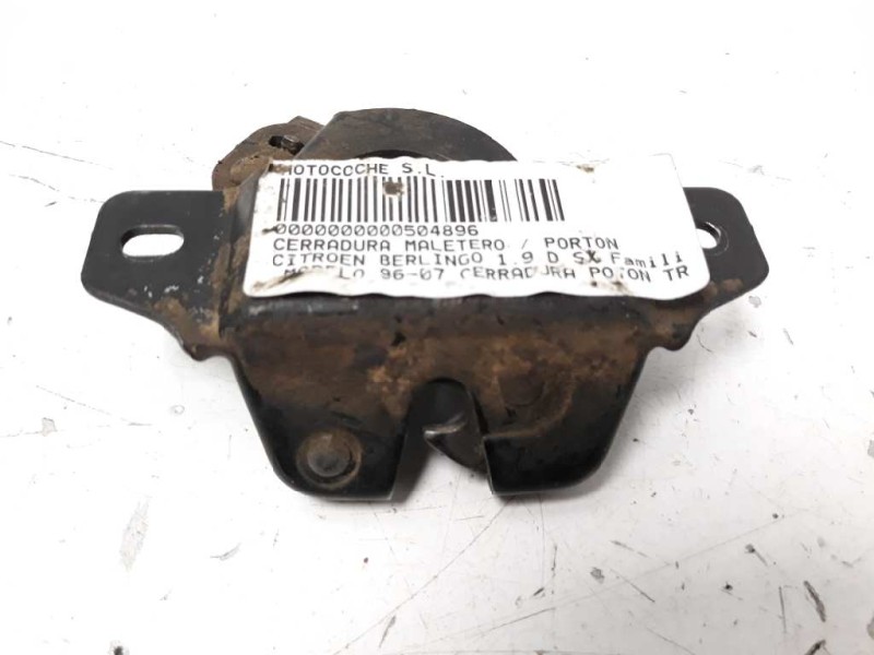 Recambio de cerradura maletero / porton para citroen berlingo 1.9 d sx familiar referencia OEM IAM   
