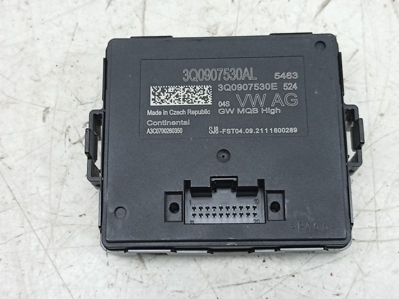 Recambio de modulo electronico para volkswagen t-roc (a11, d11) 1.0 tsi referencia OEM IAM  3Q0907530AL 