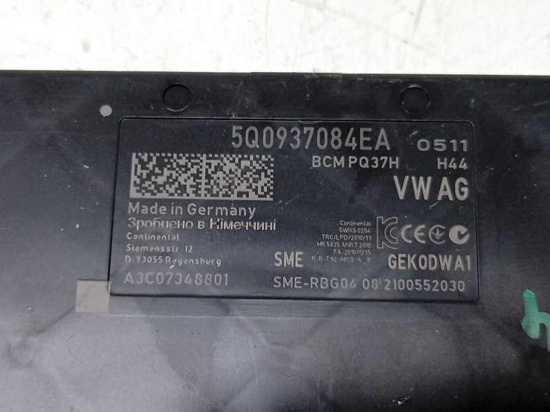 Recambio de modulo electronico para volkswagen t-roc (a11, d11) 1.0 tsi referencia OEM IAM A3C07348801 5Q0937084EA 