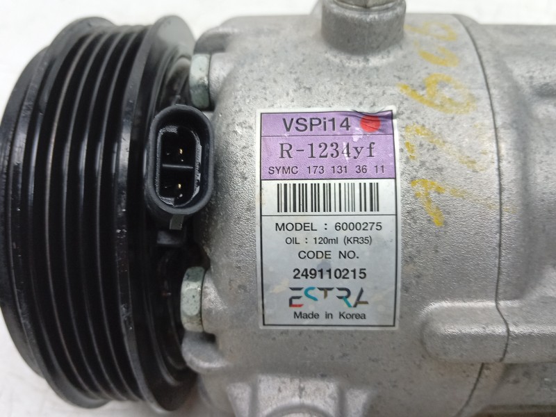 Recambio de compresor aire acondicionado para kg mobility tivoli referencia OEM IAM  1731303211 