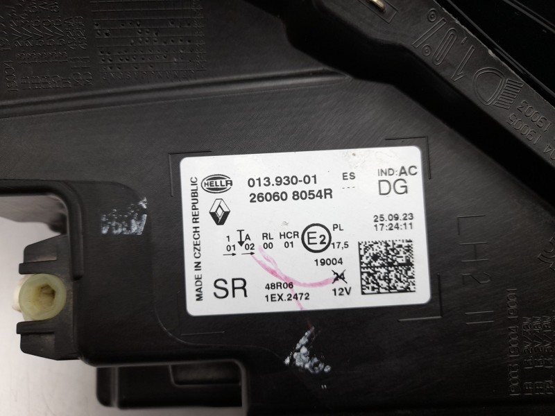 Recambio de faro izquierdo para renault captur ii (hf_) 1.0 tce 90 eco-g (hfm6) referencia OEM IAM  260608054R 10118150002/1101E