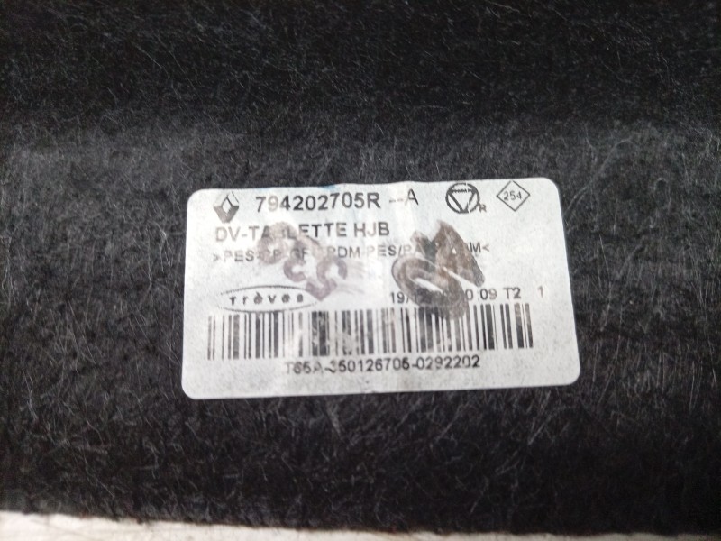 Recambio de bandeja trasera para renault captur ii (hf_) 1.0 tce 90 eco-g (hfm6) referencia OEM IAM  794202705R 