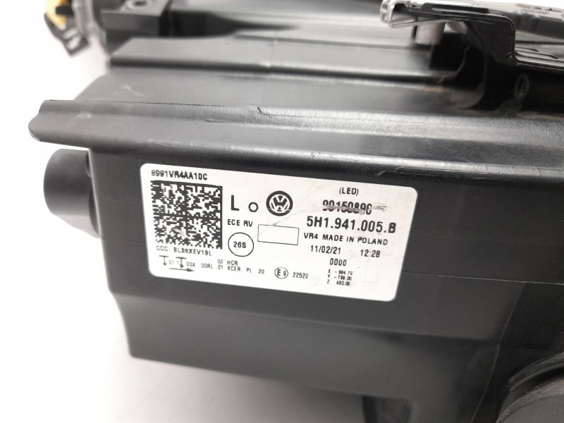 Recambio de faro izquierdo para volkswagen golf viii (cd1, da1) 1.0 tsi referencia OEM IAM  5H1941005B 10123820002/11010761/2400