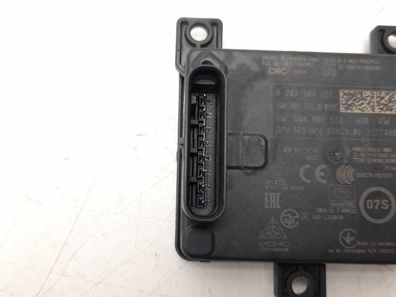 Recambio de modulo electronico para volkswagen golf viii (cd1, da1) 1.0 tsi referencia OEM IAM 0203304151 5WA907572 