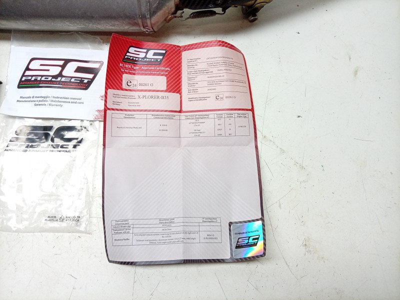 Recambio de silenciador trasero para bmw r 1250 r 1250 r (1r13) referencia OEM IAM  B35B93T 