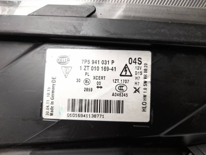 Recambio de faro izquierdo para porsche cayenne (92a) 3.0 s e-hybrid referencia OEM IAM  7P5941031P 