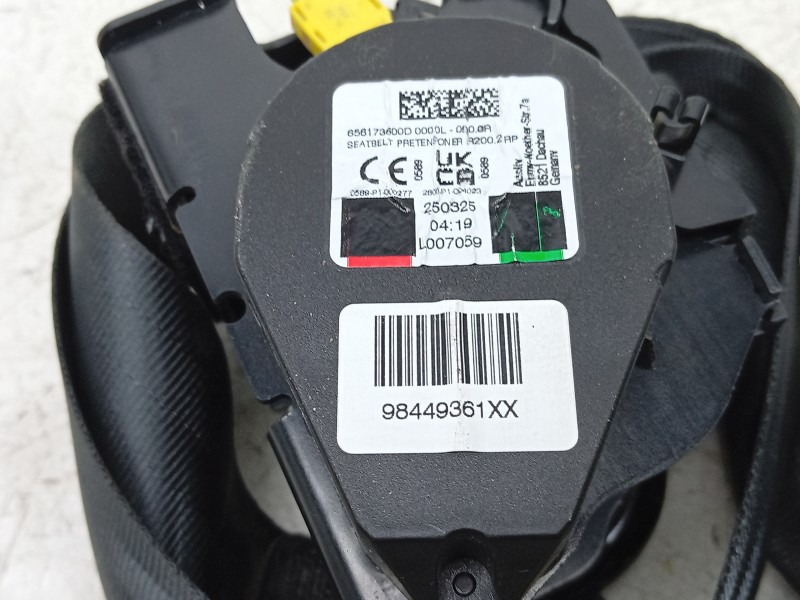 Recambio de kit airbag para citroën c4 iii (ba_, bb_, bc_) 1.2 puretech 130 (bahnsa, bahnsb) referencia OEM IAM  98429383ZD 
