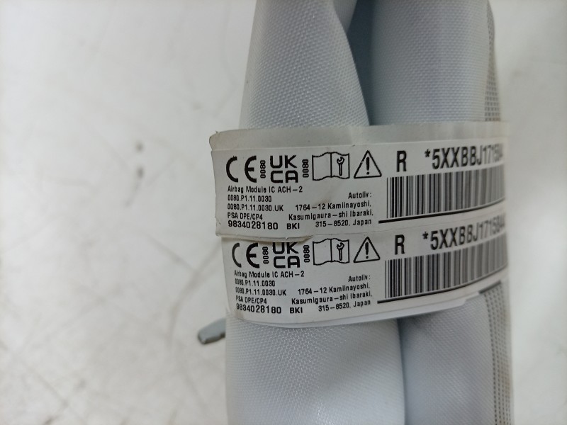 Recambio de kit airbag para citroën c4 iii (ba_, bb_, bc_) 1.2 puretech 130 (bahnsa, bahnsb) referencia OEM IAM  98429383ZD 