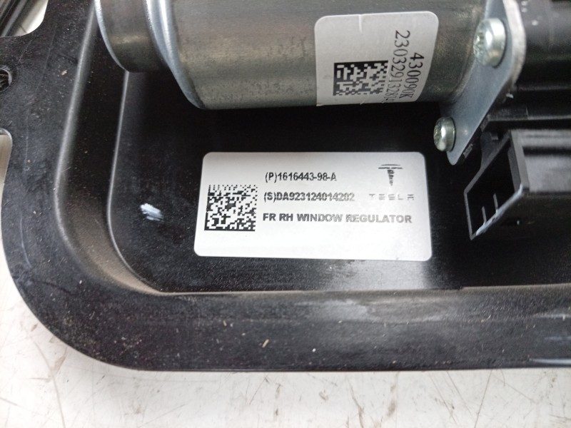 Recambio de elevalunas delantero derecho para tesla model 3 ev referencia OEM IAM 109662198L 161644398A 
