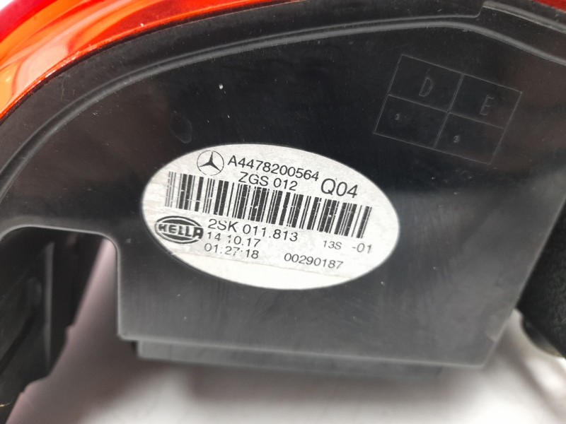 Recambio de piloto trasero izquierdo para mercedes-benz vito tourer (w447) 116 cdi / 116 bluetec (447.701, 447.703, 447.705) ref