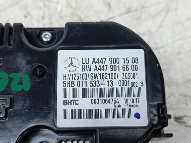Recambio de mando calefaccion / aire acondicionado para mercedes-benz vito tourer (w447) 116 cdi / 116 bluetec (447.701, 447.703