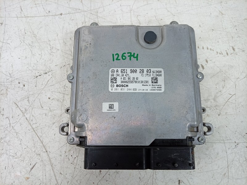 Recambio de centralita motor uce para mercedes-benz vito tourer (w447) 116 cdi / 116 bluetec (447.701, 447.703, 447.705) referen