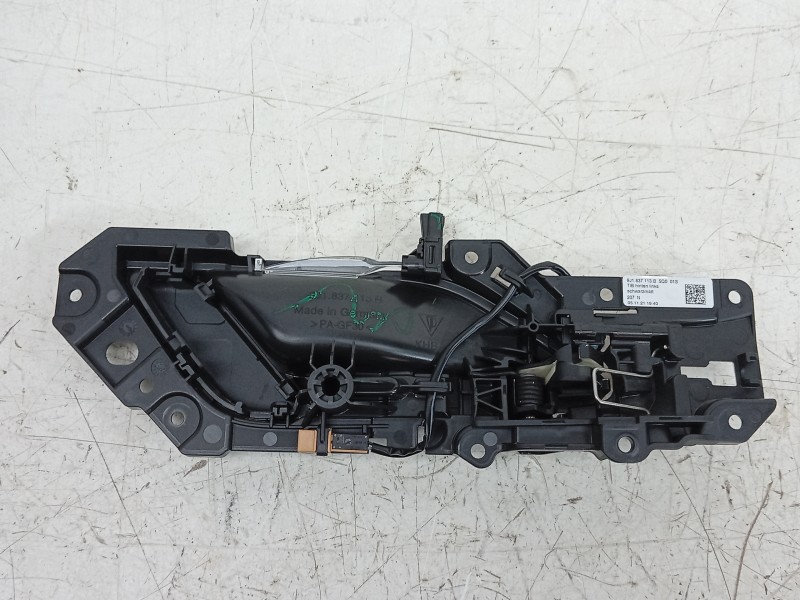 Recambio de maneta interior trasera izquierda para porsche taycan (y1a) 4s referencia OEM IAM  9J1837113B 