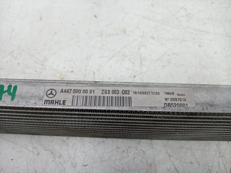 Recambio de radiador caja cambios para mercedes-benz vito tourer (w447) 116 cdi / 116 bluetec (447.701, 447.703, 447.705) refere