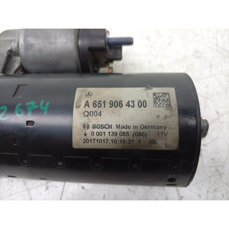 Recambio de motor arranque para mercedes-benz vito tourer (w447) 116 cdi / 116 bluetec (447.701, 447.703, 447.705) referencia OE