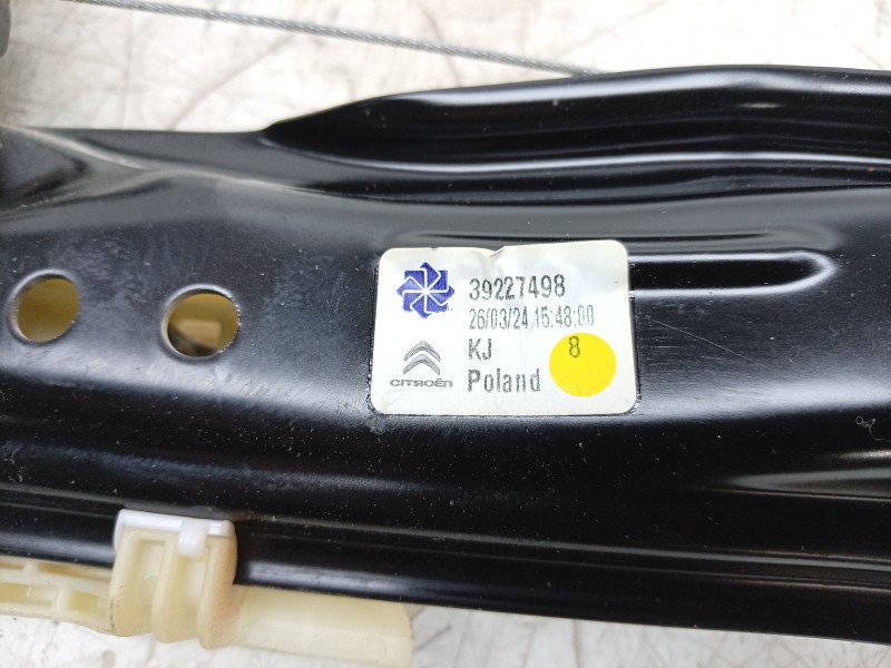 Recambio de elevalunas trasero derecho para citroën c3 aircross ii (2r_, 2c_) 1.5 bluehdi 110 referencia OEM IAM 39227498 YQ0077