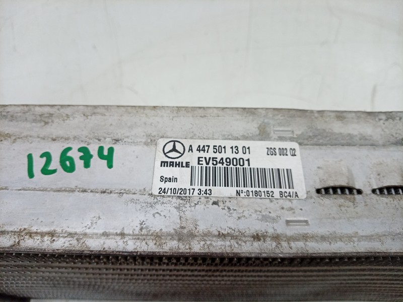 Recambio de intercooler para mercedes-benz vito tourer (w447) 116 cdi / 116 bluetec (447.701, 447.703, 447.705) referencia OEM I