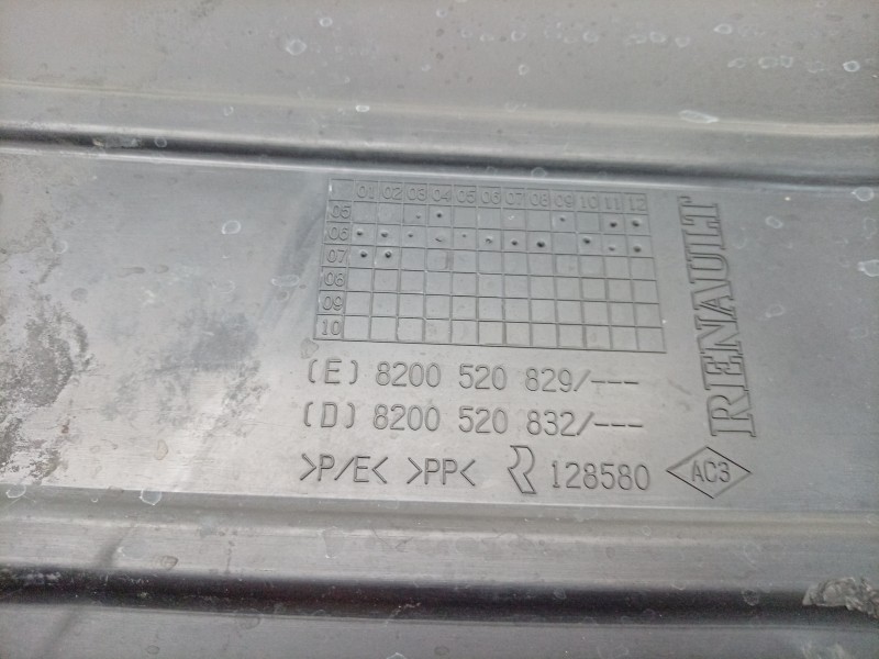 Recambio de cubrecarter para renault clio iii (br0/1, cr0/1) 1.5 dci (br17, cr17) referencia OEM IAM  8200520829 