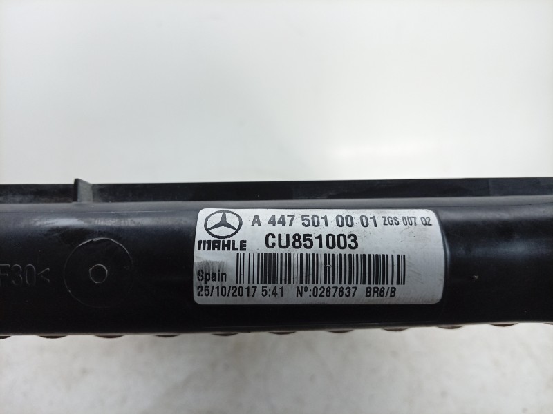Recambio de radiador agua para mercedes-benz vito tourer (w447) 116 cdi / 116 bluetec (447.701, 447.703, 447.705) referencia OEM