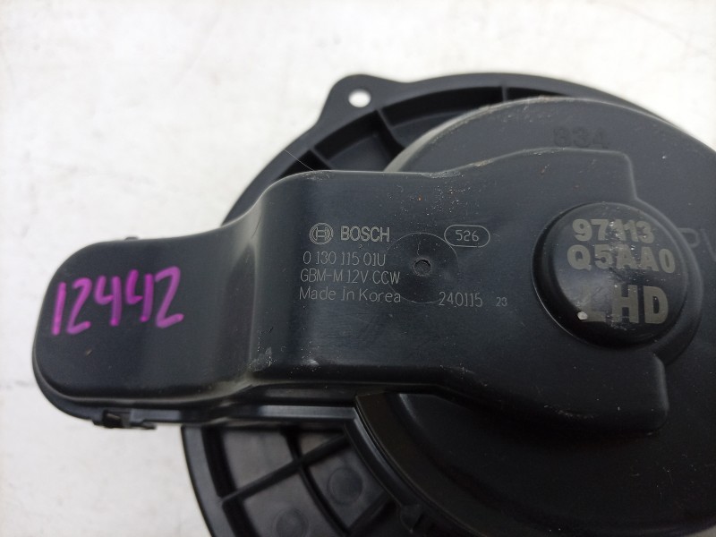 Recambio de ventilador calefaccion para hyundai kona (os, ose, osi) 1.6 gdi hybrid referencia OEM IAM 013011501U 97113Q5AA0 