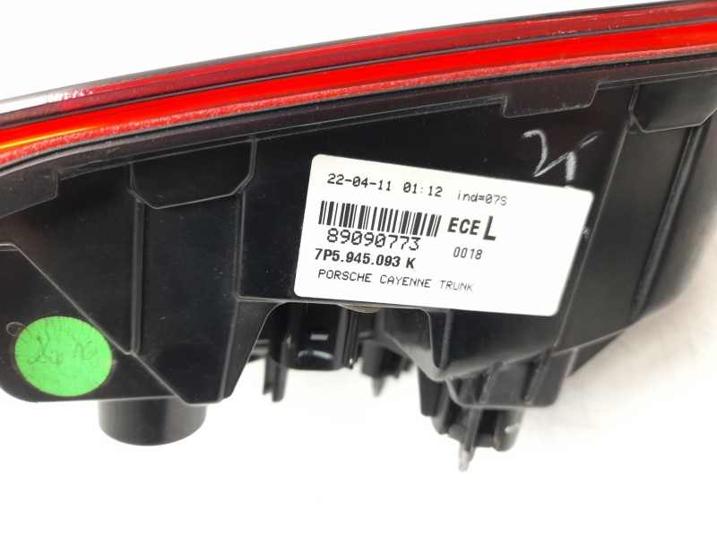 Recambio de piloto trasero izquierdo interior para porsche cayenne s hybrid (2010-2012) referencia OEM IAM  7P5945093K 