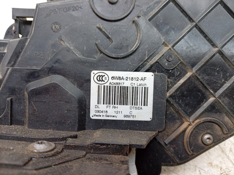 Recambio de cerradura puerta delantera derecha para land rover range rover evoque (l538) 2.0 4x4 referencia OEM IAM LR091525 6W8
