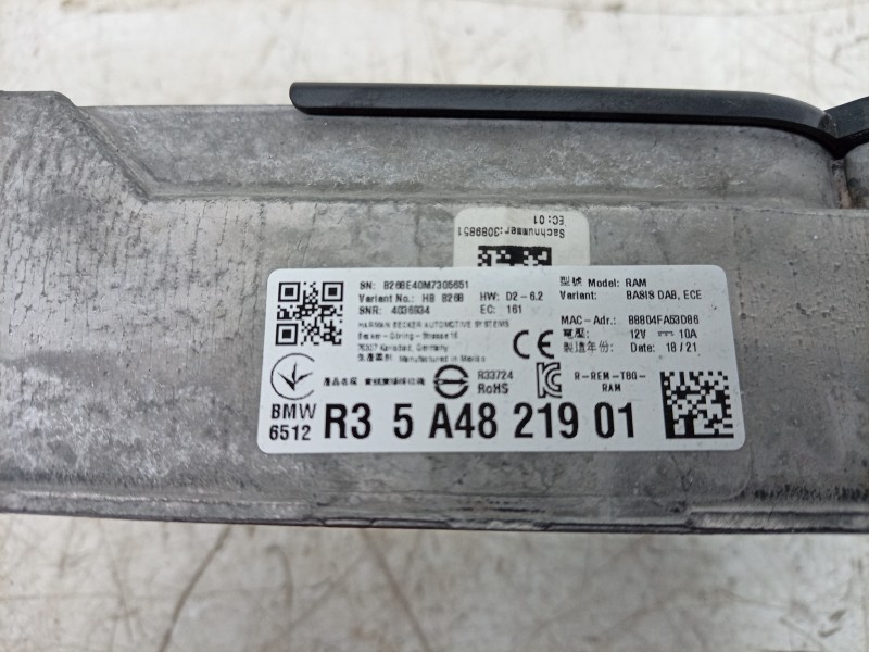 Recambio de amplificador de sonido para bmw x4 (g02, f98) xdrive 20 d mild-hybrid referencia OEM IAM  6512R35A48219 