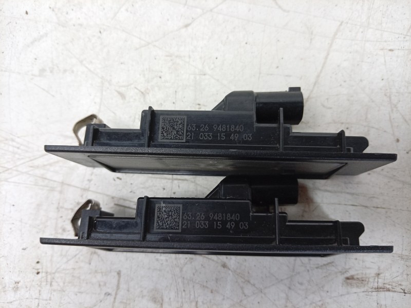 Recambio de piloto matricula para bmw x4 (g02, f98) xdrive 20 d mild-hybrid referencia OEM IAM  63269481840 