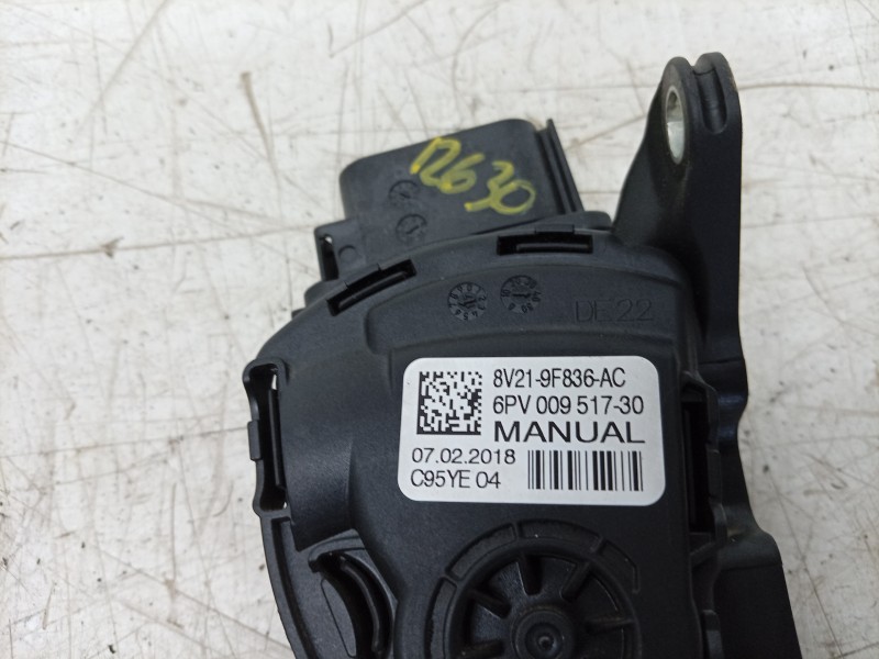 Recambio de potenciometro pedal para ford transit courier b460 furgón/monospace 1.5 tdci referencia OEM IAM 6PV009517 8V219F836A