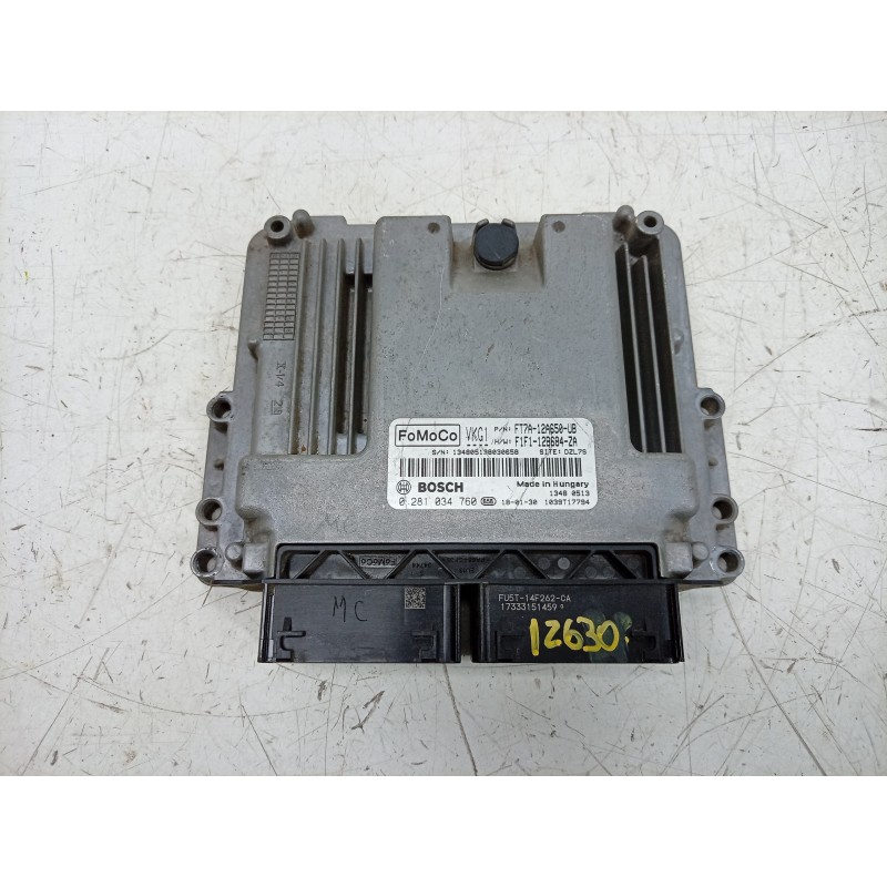 Recambio de centralita motor uce para ford transit courier b460 furgón/monospace 1.5 tdci referencia OEM IAM 0281034760 FT7A12A6