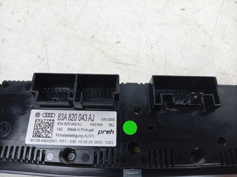 Recambio de mando climatizador para audi q3 sportback (f3n) 35 tdi referencia OEM IAM 83A820043AJ 83A820043AJ 