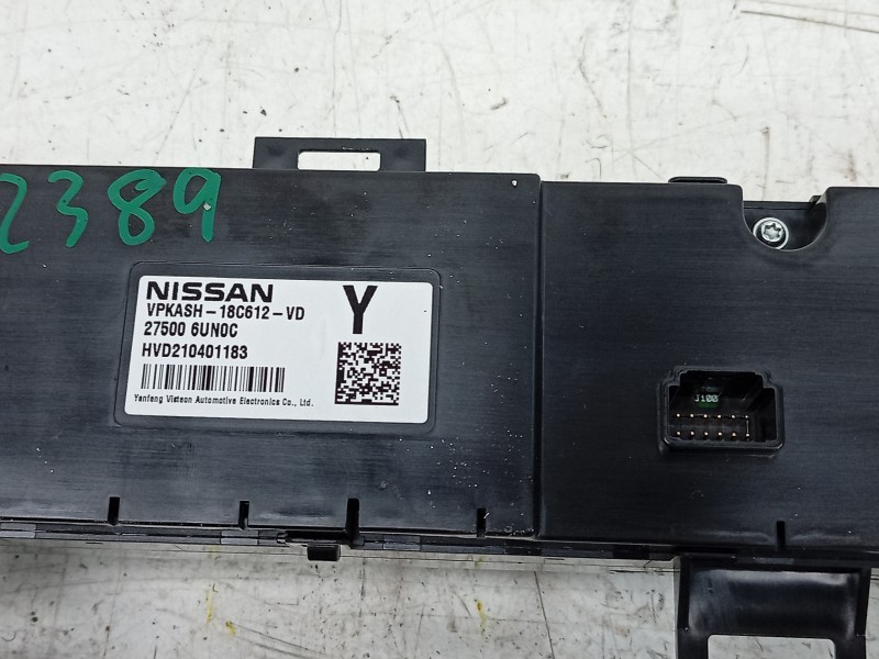 Recambio de mando climatizador para nissan qashqai iii (j12) 1.3 dig-t referencia OEM IAM  275006UN0C 
