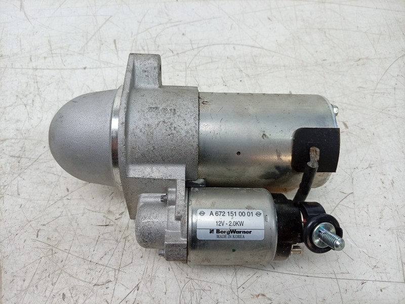 Recambio de motor arranque para kg mobility rexton referencia OEM IAM  A6721510001 