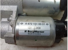 Recambio de motor arranque para kg mobility rexton referencia OEM IAM  A6721510001  2