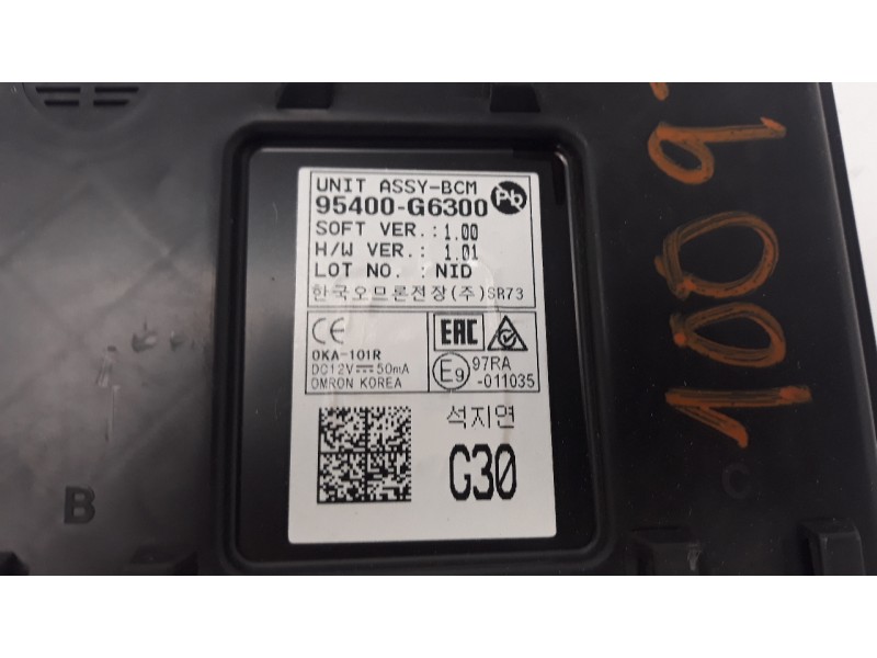 Recambio de modulo confort para kia picanto (ja) concept referencia OEM IAM 95400G6300  