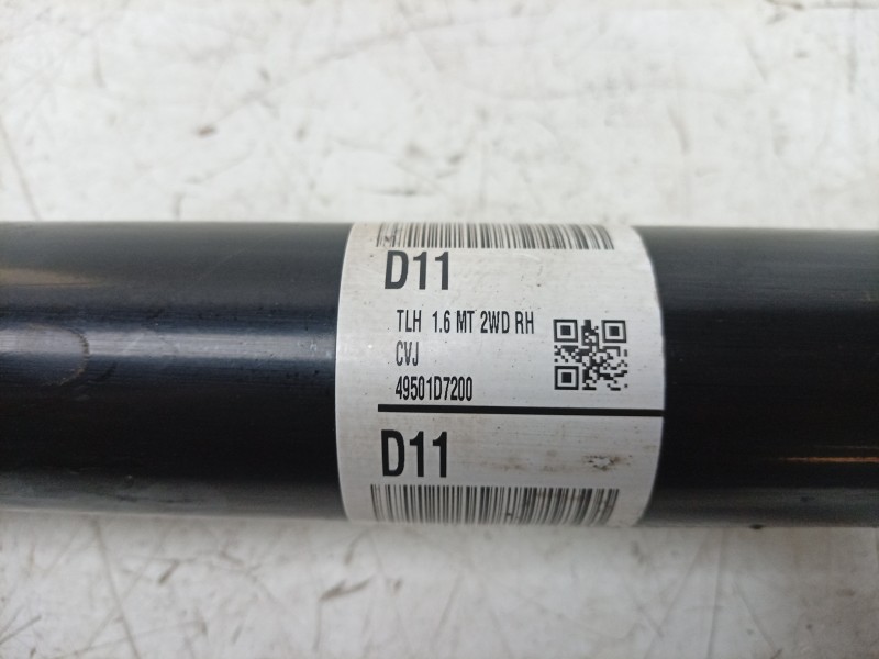 Recambio de transmision delantera derecha para kia sportage iv (ql, qle) 1.6 gdi referencia OEM IAM  49501D7200 NPWHY697