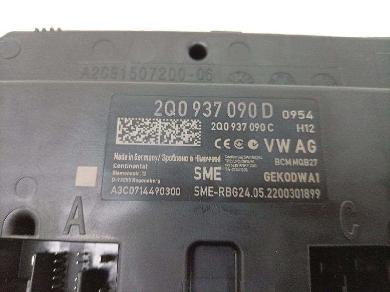 Recambio de modulo electronico para seat arona (kj7, kjp) 1.0 tsi referencia OEM IAM A3C0714490300 2Q0937090D 