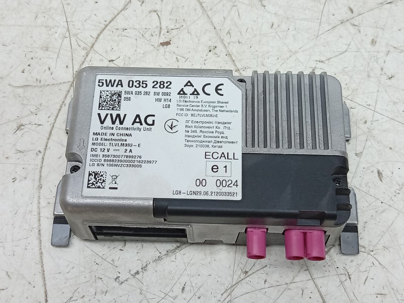 Recambio de modulo electronico para seat arona (kj7, kjp) 1.0 tsi referencia OEM IAM  5WA035282 