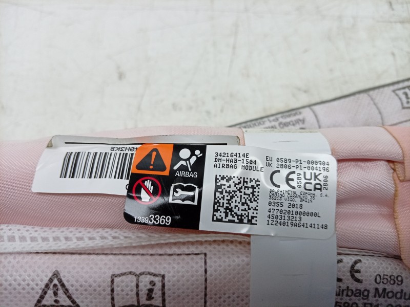 Recambio de kit airbag para opel crossland x / crossland (p17, p2qo) 1.2 (75) referencia OEM IAM  YQ008065YX 