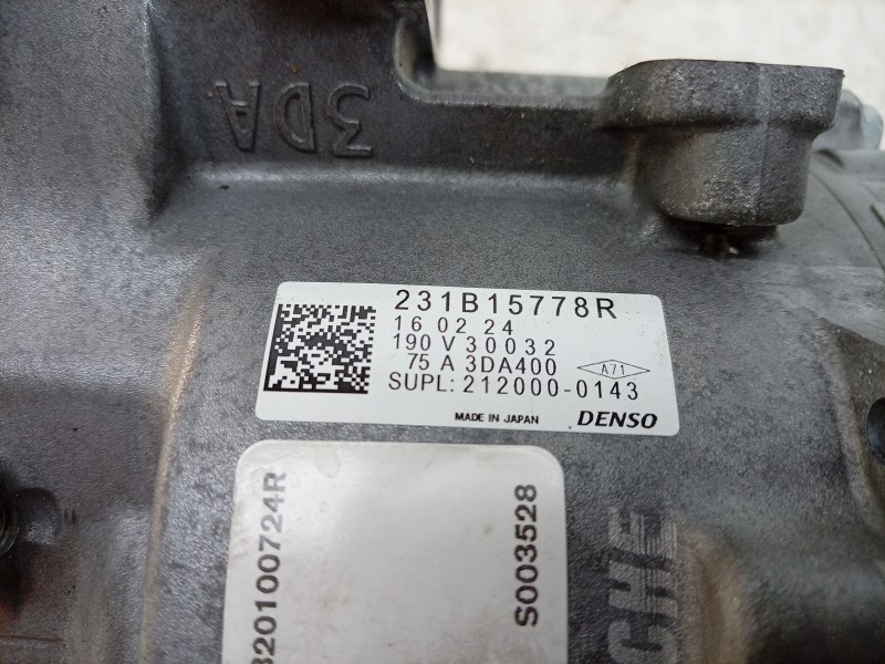 Recambio de alternador para renault rafale referencia OEM IAM 231B15778R 320100724R 