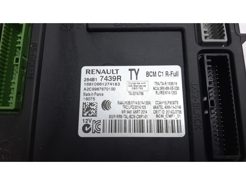 Recambio de modulo electronico para renault megane iv berlina 5p 1.5 dci diesel fap energy referencia OEM IAM 284B17439R A2C9987
