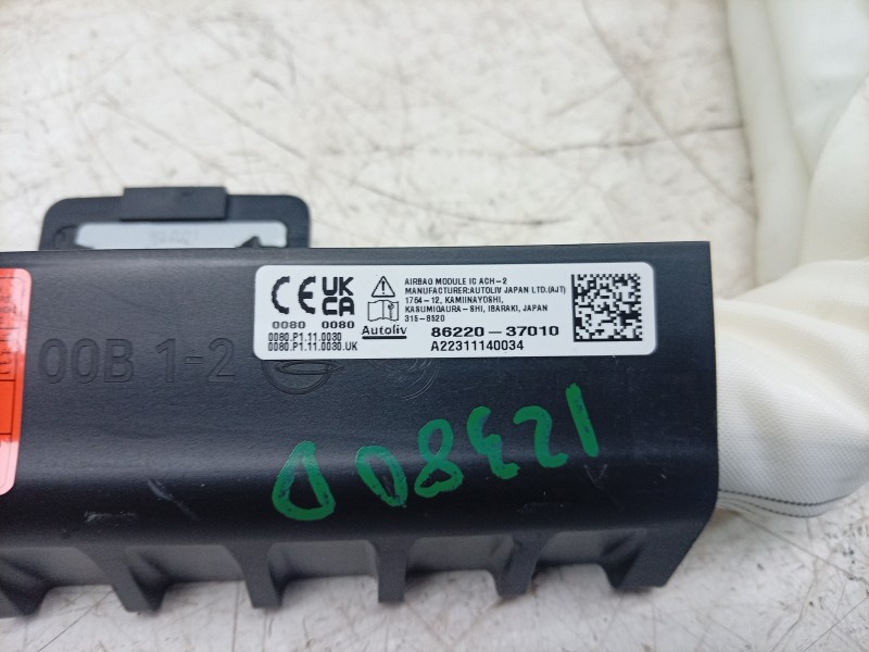 Recambio de airbag cortina delantero derecho para ssangyong korando (c300) 1.5 referencia OEM IAM  8622037010 