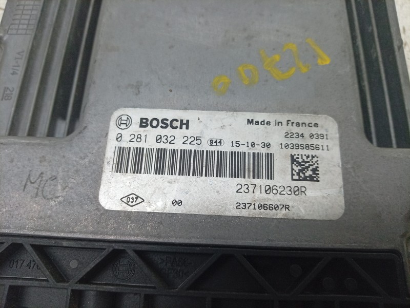 Recambio de centralita motor uce para renault espace v (jr_) 1.6 dci 160 referencia OEM IAM 0281032225 237106230R 
