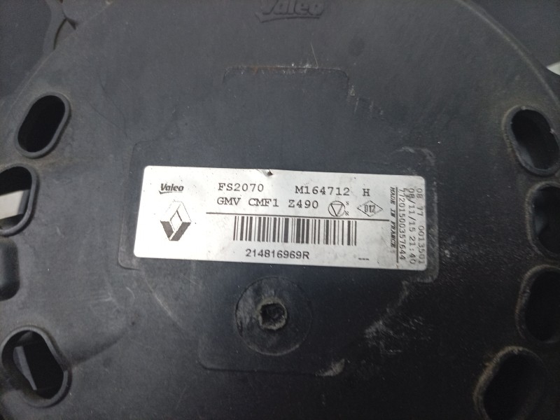 Recambio de electroventilador para renault espace v (jr_) 1.6 dci 160 referencia OEM IAM M164712 214816969R 