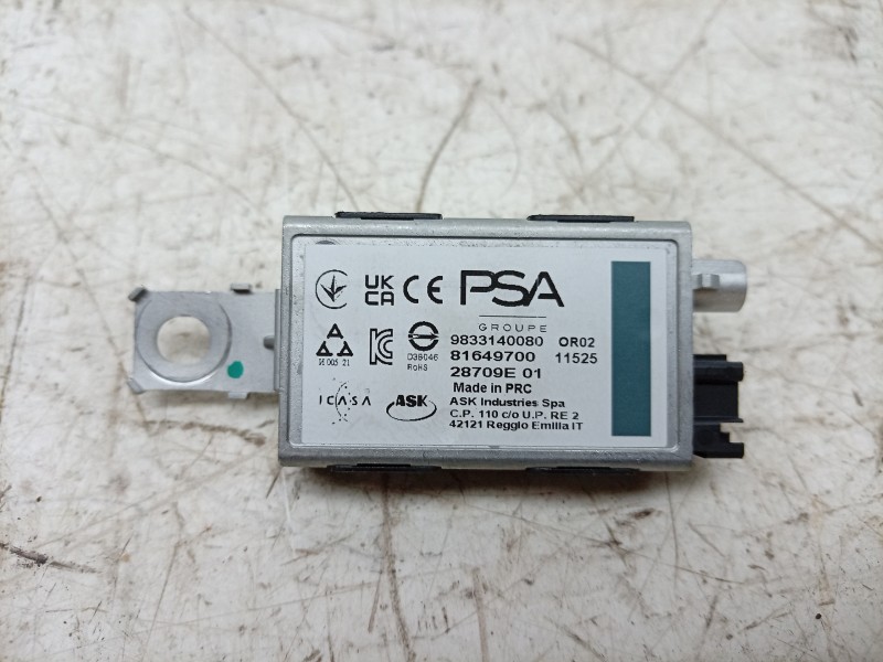 Recambio de amplificador de antena para peugeot 208 5p allure hybrid 110 edcs6 referencia OEM IAM  9833140080 