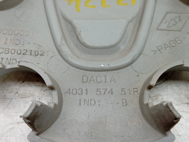 Recambio de tapacubos para dacia duster (hm_) 1.2 tce 125 (hmma) referencia OEM IAM  403157451R 